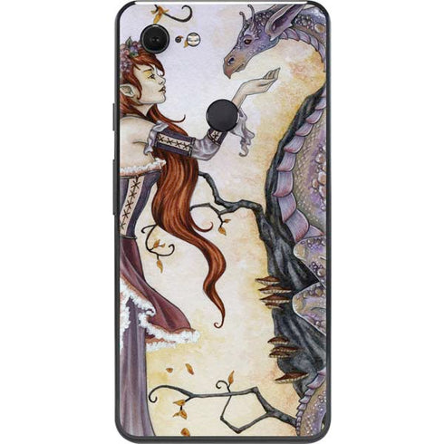 Amy Brown Dragon Charmer Fairy Google Pixel 3 XL Skin